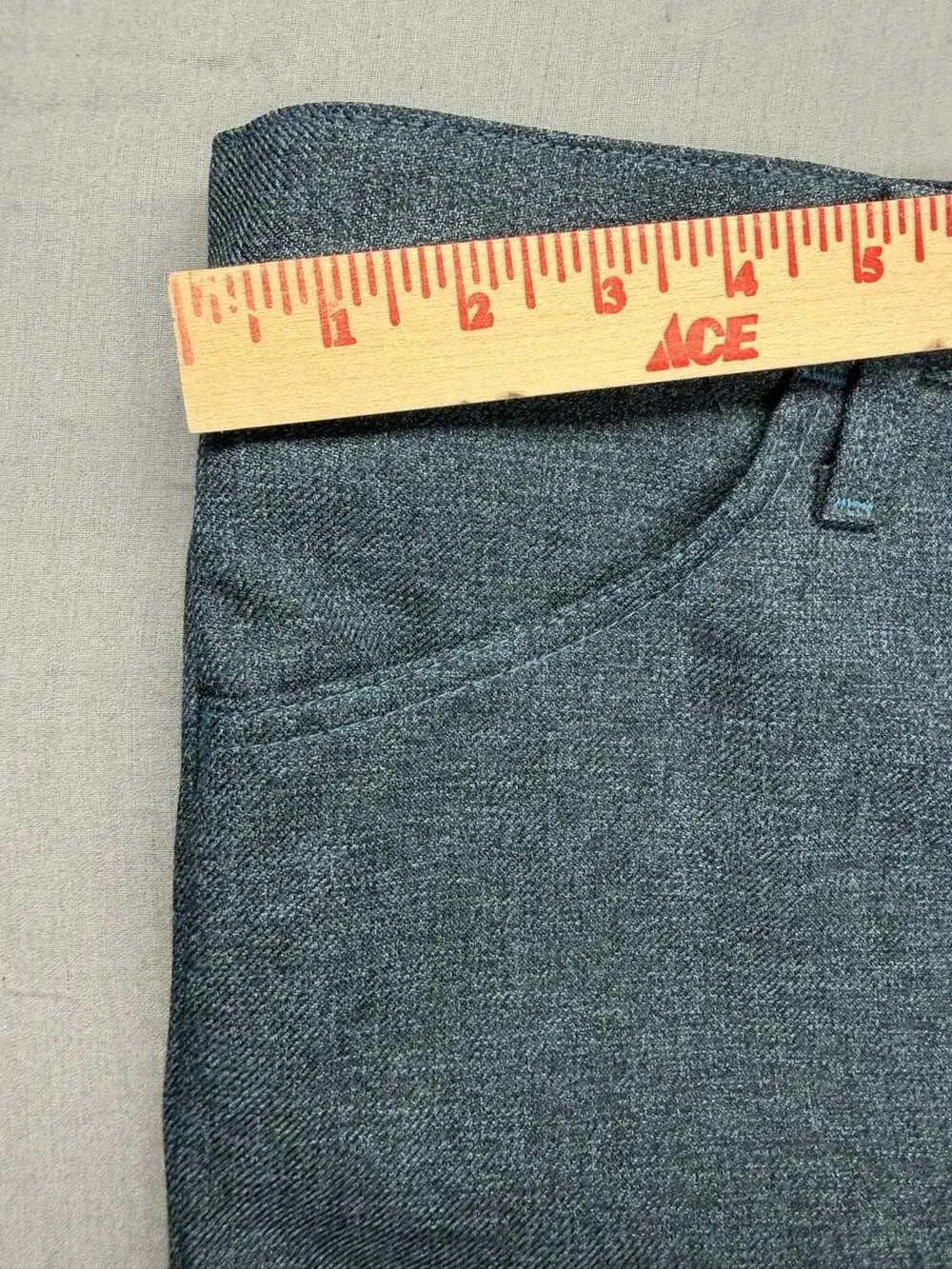 Vintage style Wrangler Wrancher Dress Jeans Polyester Bootcut Pants